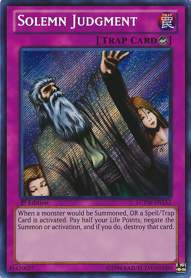 Solemn Judgment [LCYW-EN152] Secret Rare | GnG Games