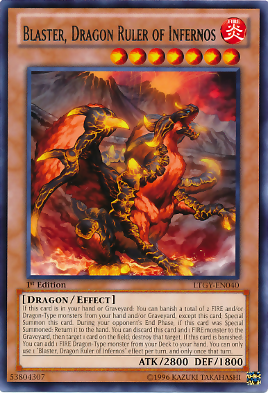 Blaster, Dragon Ruler of Infernos [LTGY-EN040] Rare | GnG Games