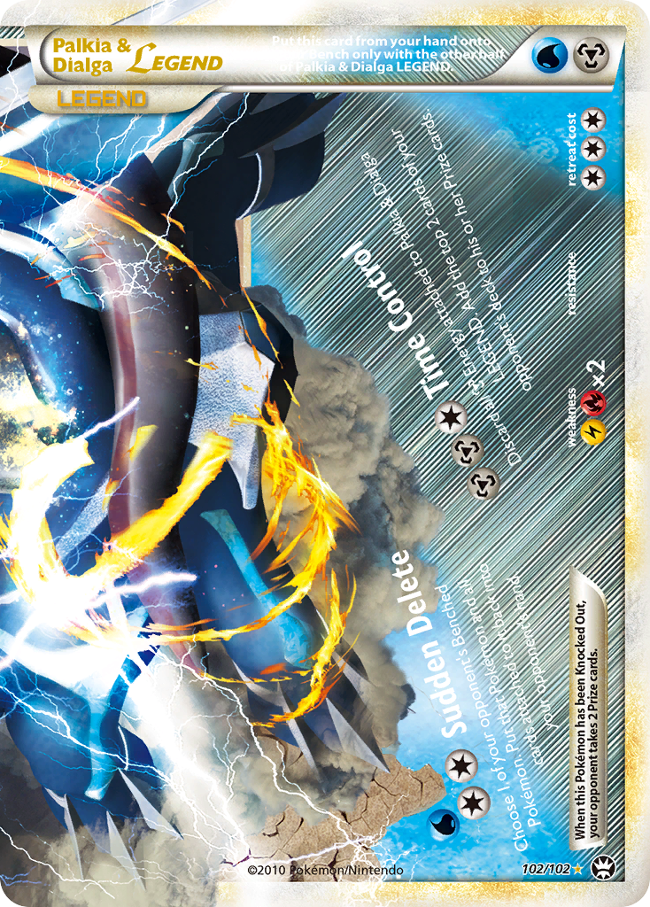 Palkia & Dialga LEGEND (102/102) [HeartGold & SoulSilver: Triumphant] | GnG Games