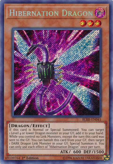 Hibernation Dragon [BLRR-EN041] Secret Rare | GnG Games