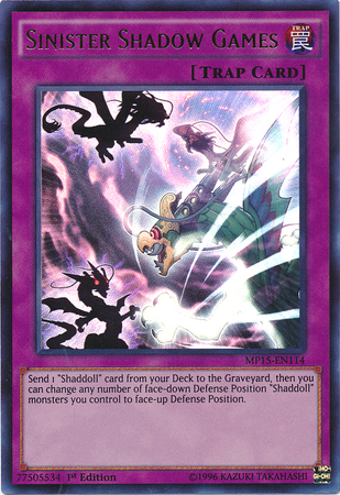 Sinister Shadow Games [MP15-EN114] Ultra Rare | GnG Games