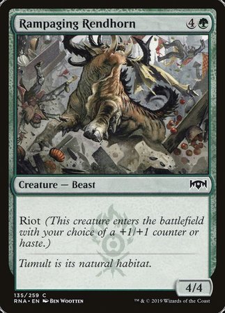 Rampaging Rendhorn [Ravnica Allegiance] | GnG Games