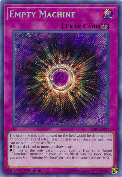 Empty Machine [BLRR-EN027] Secret Rare | GnG Games