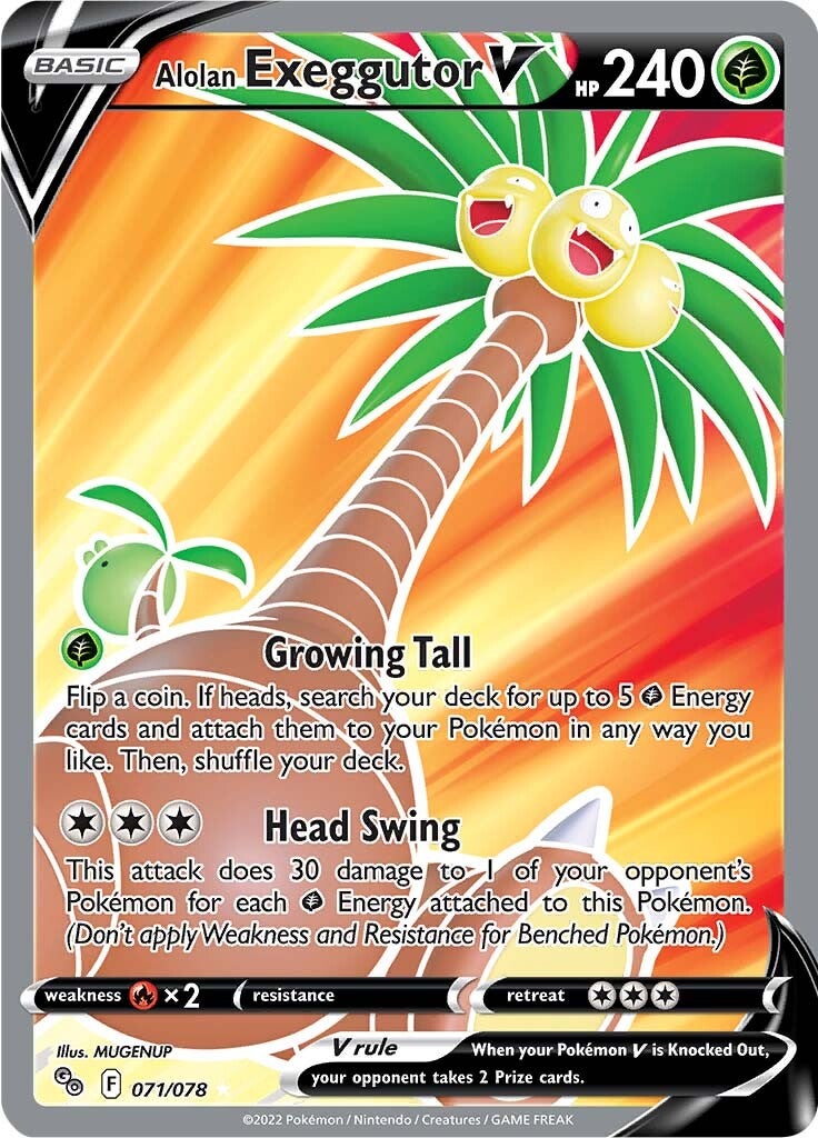 Alolan Exeggutor V (071/078) [Pokémon GO] | GnG Games