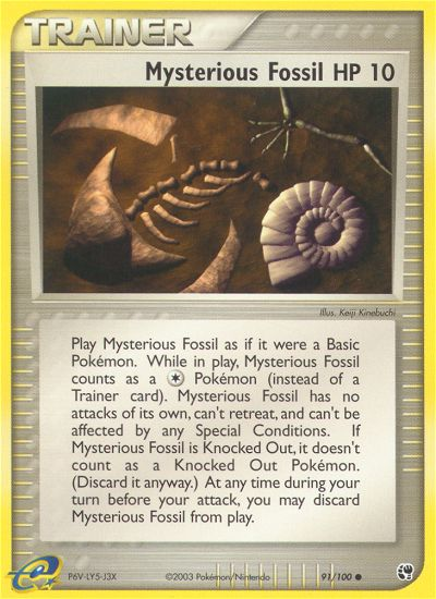 Mysterious Fossil (91/100) [EX: Sandstorm] | GnG Games