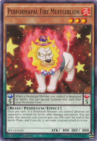 Performapal Fire Mufflerlion [SP15-EN024] Common | GnG Games