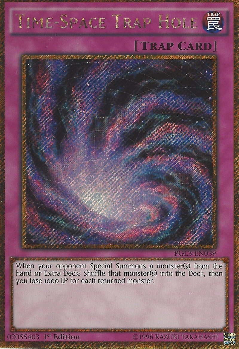 Time-Space Trap Hole [PGL3-EN039] Gold Secret Rare | GnG Games