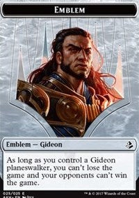 Emblem - Gideon of the Trials // Zombie Token [Amonkhet] | GnG Games