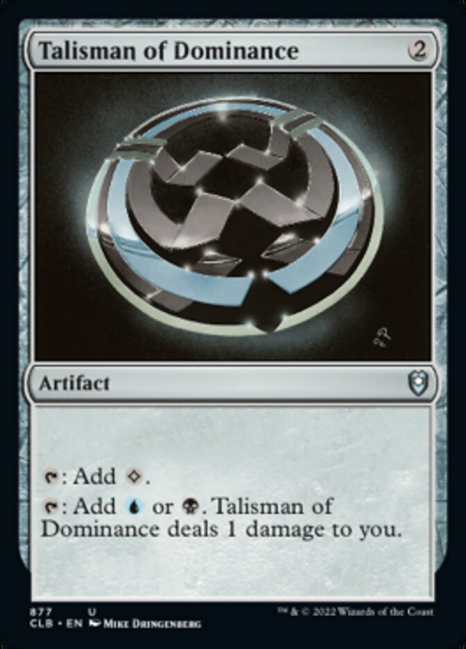 Talisman of Dominance [Commander Legends: Battle for Baldur's Gate] | GnG Games