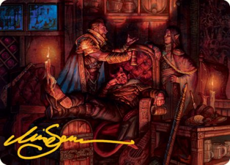 Long Rest Art Card (Gold-Stamped Signature) [Dungeons & Dragons: Adventures in the Forgotten Realms Art Series] | GnG Games