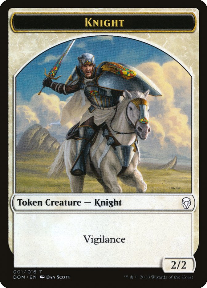 Knight (001/016) [Dominaria Tokens] | GnG Games