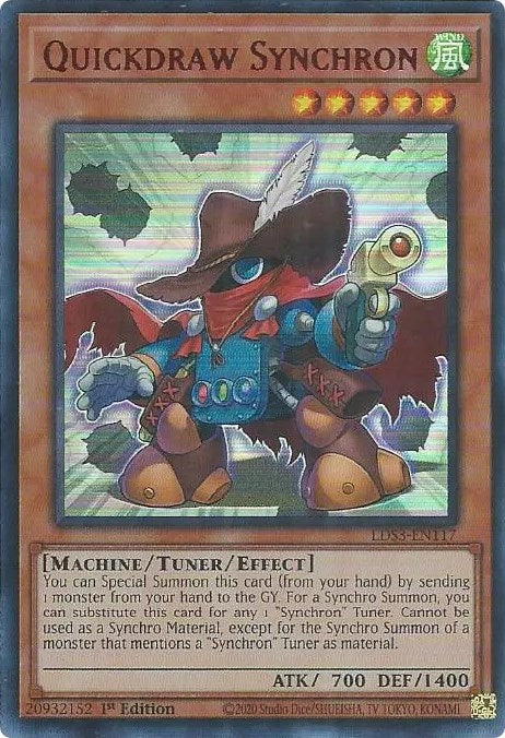 Quickdraw Synchron (Red) [LDS3-EN117] Ultra Rare | GnG Games