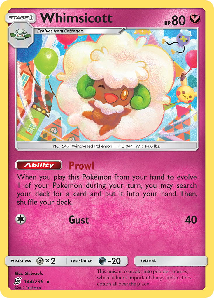 Whimsicott (144/236) [Sun & Moon: Unified Minds] | GnG Games