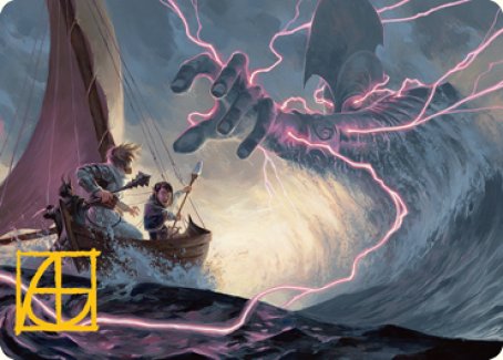Hall of Storm Giants Art Card (Gold-Stamped Signature) [Dungeons & Dragons: Adventures in the Forgotten Realms Art Series] | GnG Games