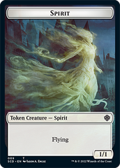 Bird // Spirit Double-Sided Token [Starter Commander Decks] | GnG Games