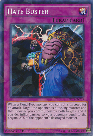 Hate Buster (Shatterfoil) [BP03-EN205] Common | GnG Games