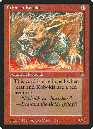 Crimson Kobolds [Legends] | GnG Games