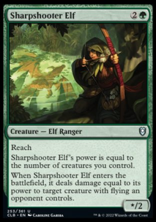 Sharpshooter Elf [Commander Legends: Battle for Baldur's Gate] | GnG Games