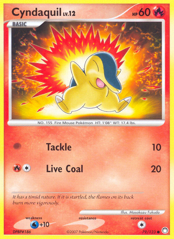 Cyndaquil (79/123) [Diamond & Pearl: Mysterious Treasures] | GnG Games
