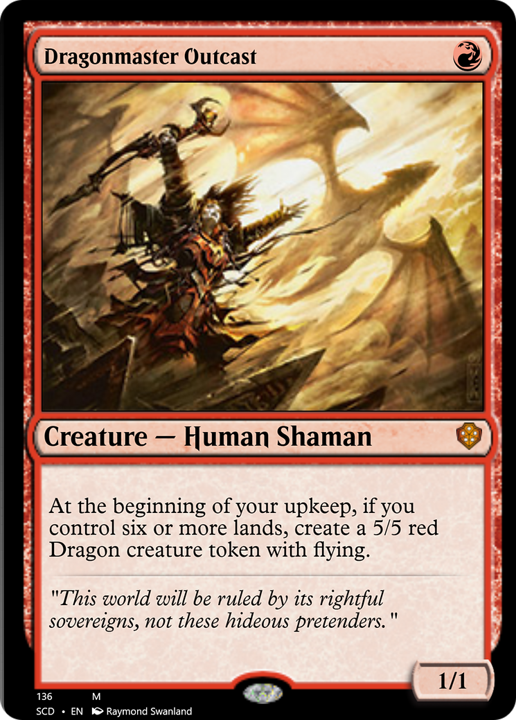 Dragonmaster Outcast [Starter Commander Decks] | GnG Games
