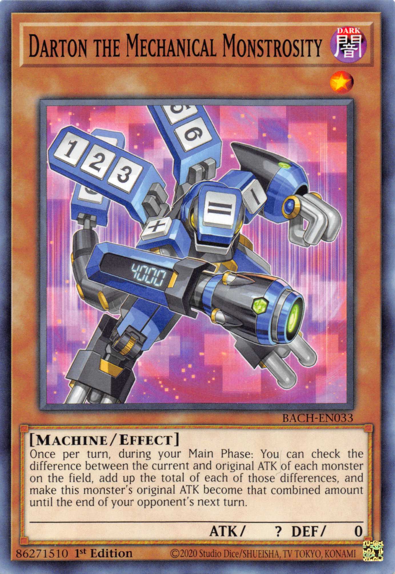 Darton the Mechanical Monstrosity [BACH-EN033] Common | GnG Games