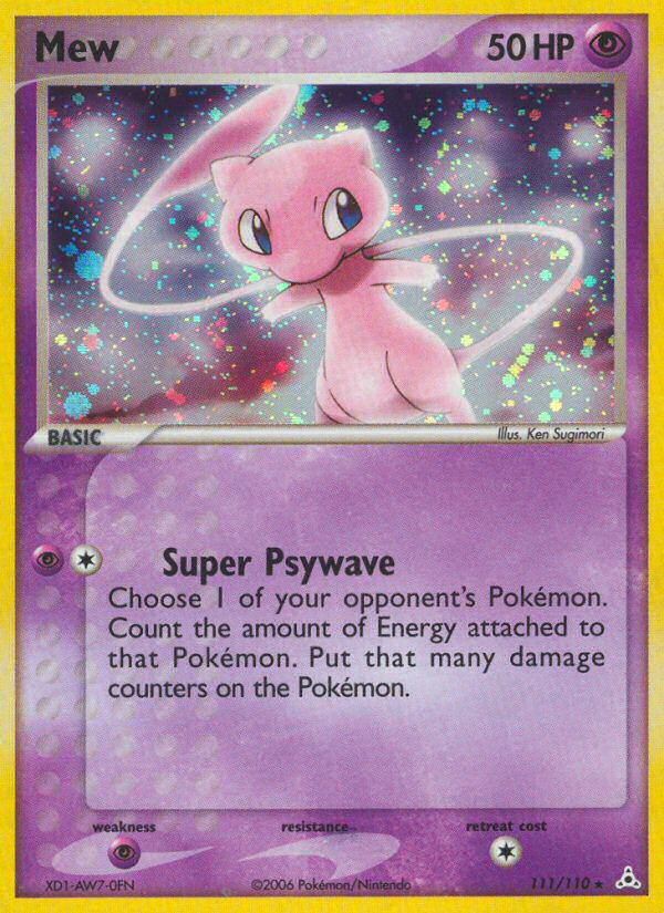 Mew (111/110) [EX: Holon Phantoms] | GnG Games