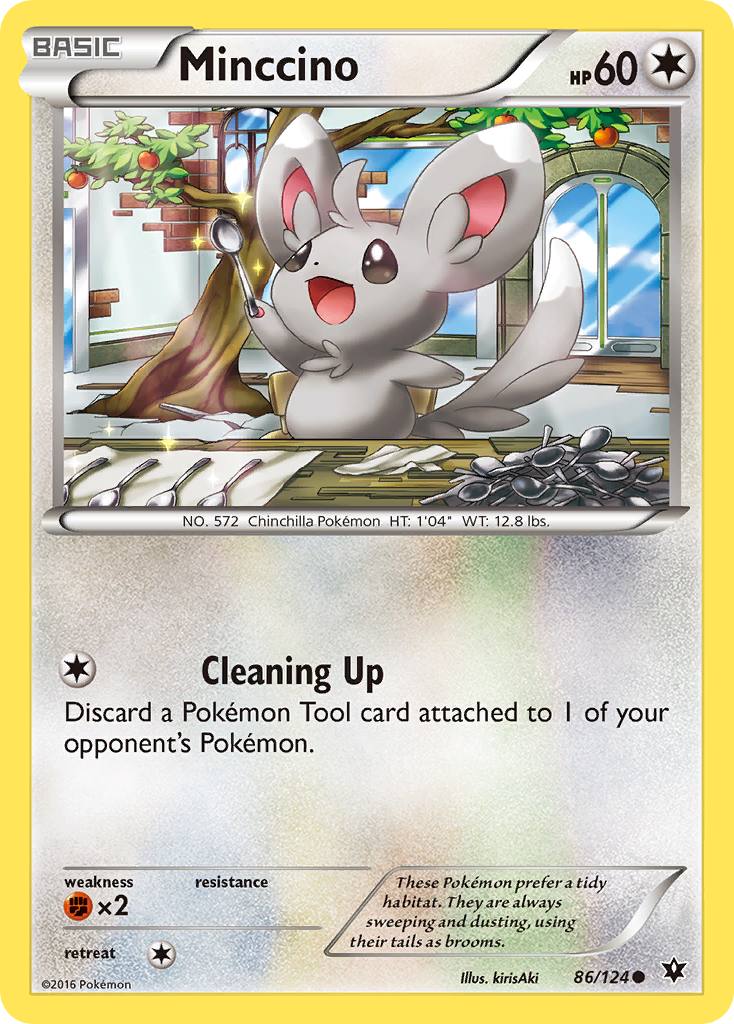 Minccino (86/124) [XY: Fates Collide] | GnG Games