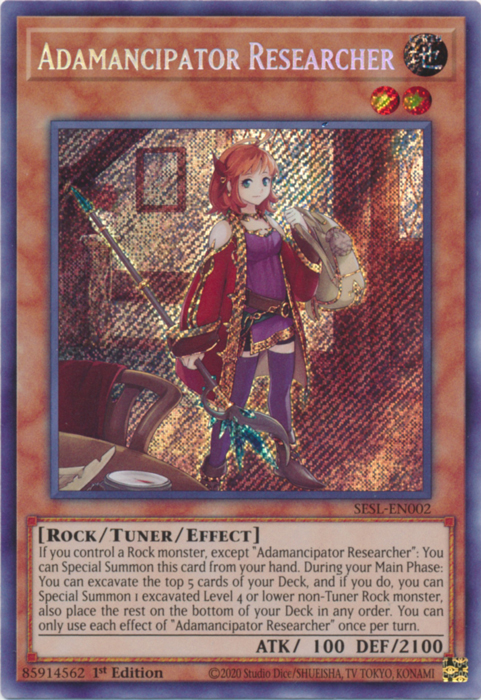 Adamancipator Researcher [SESL-EN002] Secret Rare | GnG Games