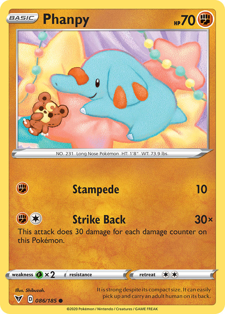 Phanpy (086/185) [Sword & Shield: Vivid Voltage] | GnG Games