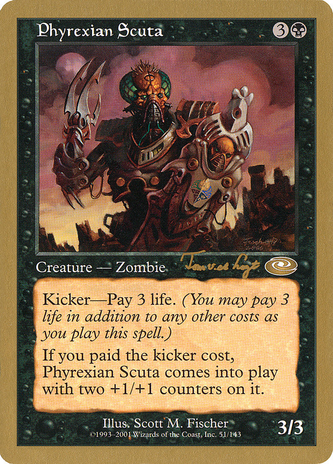 Phyrexian Scuta (Tom van de Logt) [World Championship Decks 2001] | GnG Games