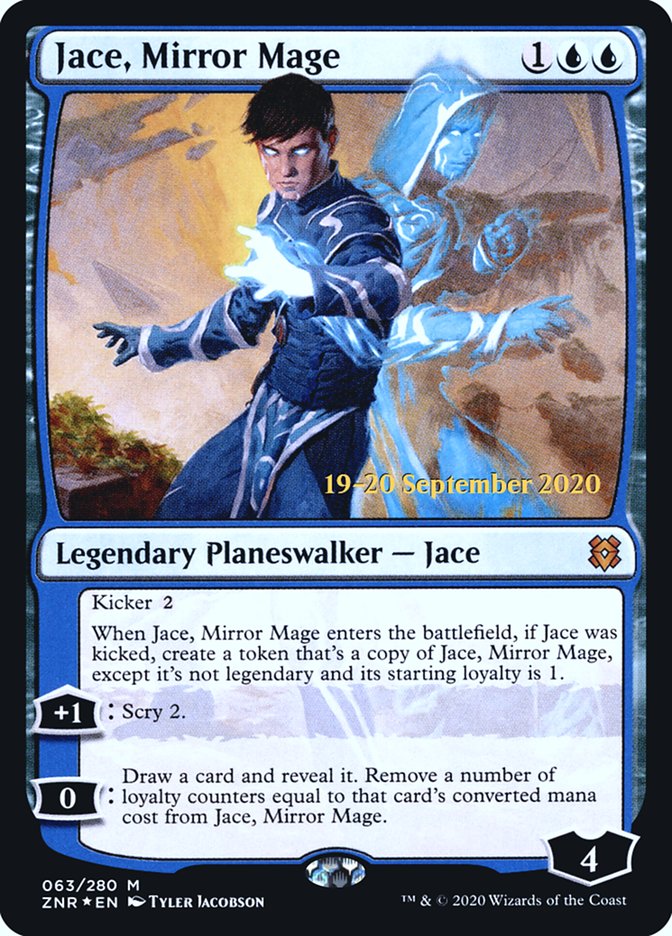 Jace, Mirror Mage  [Zendikar Rising Prerelease Promos] | GnG Games