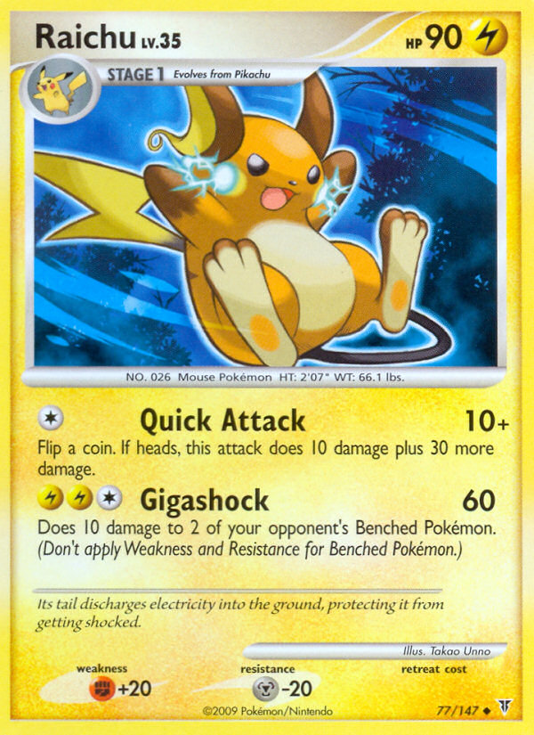 Raichu (77/147) [Platinum: Supreme Victors] | GnG Games