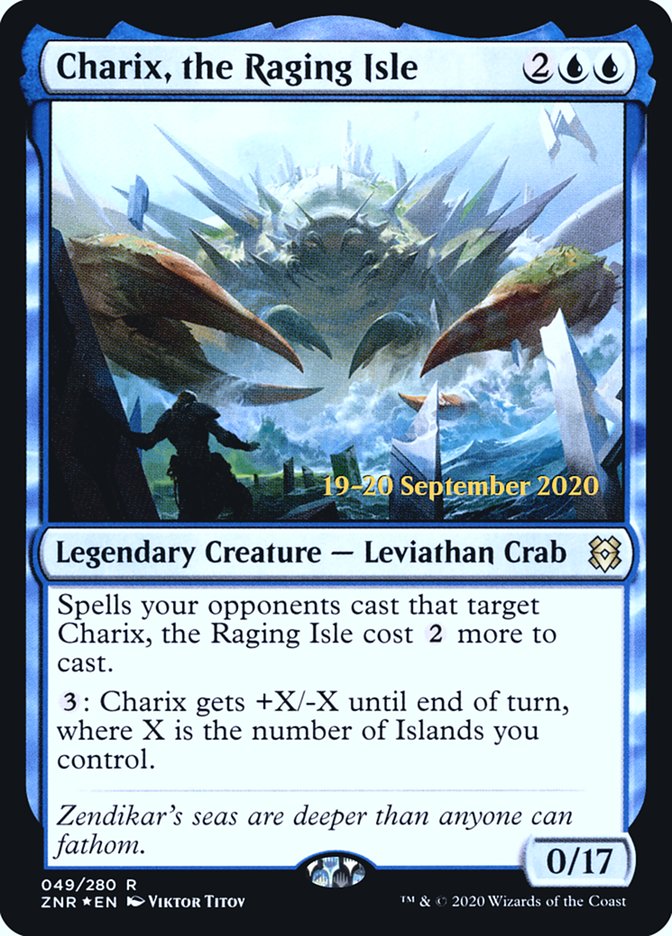 Charix, the Raging Isle  [Zendikar Rising Prerelease Promos] | GnG Games