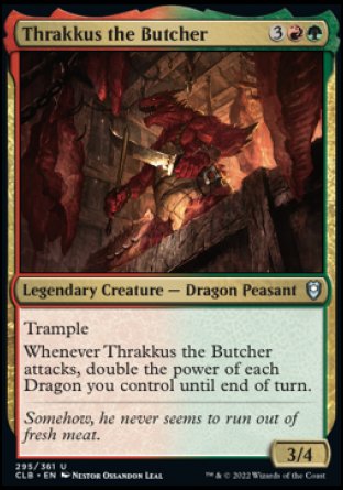 Thrakkus the Butcher [Commander Legends: Battle for Baldur's Gate] | GnG Games