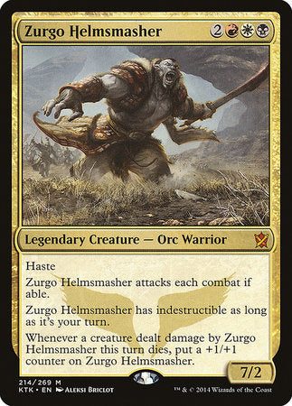 Zurgo Helmsmasher [Khans of Tarkir] | GnG Games