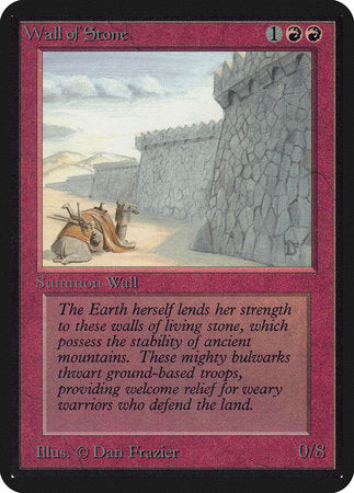 Wall of Stone [Limited Edition Alpha] | GnG Games