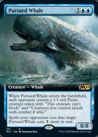 Pursued Whale (Extended Art) [Core Set 2021] | GnG Games