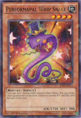 Performapal Whip Snake [SP15-EN013] Shatterfoil Rare | GnG Games