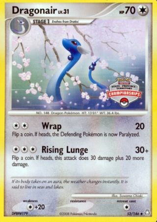 Dragonair (52/146) (State Province Territory Championship) [Diamond & Pearl: Legends Awakened] | GnG Games