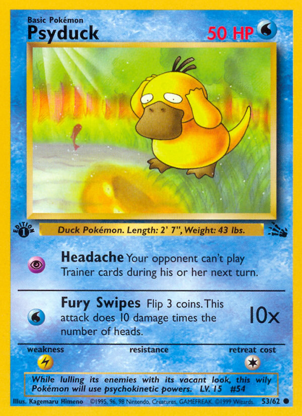 Psyduck (53/62) [Fossil 1st Edition] | GnG Games