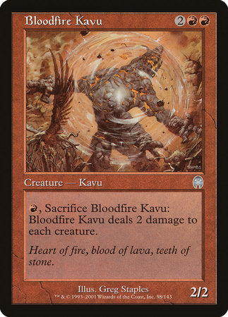 Bloodfire Kavu [Apocalypse] | GnG Games