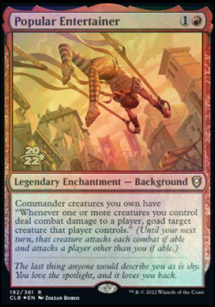 Popular Entertainer [Commander Legends: Battle for Baldur's Gate Prerelease Promos] | GnG Games