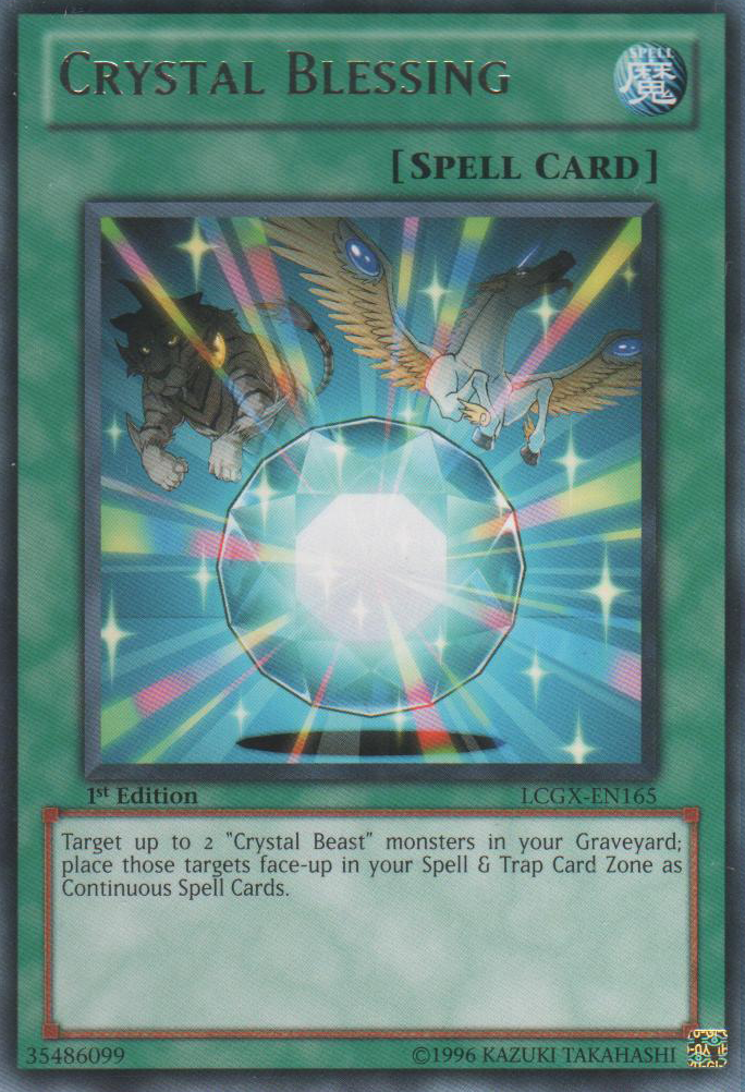 Crystal Blessing [LCGX-EN165] Rare | GnG Games