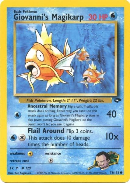 Giovanni's Magikarp (73/132) [Gym Challenge Unlimited] | GnG Games