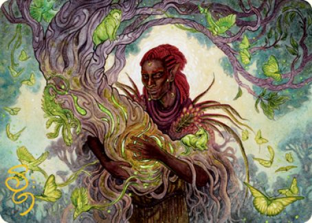 Circle of Dreams Druid Art Card (Gold-Stamped Signature) [Dungeons & Dragons: Adventures in the Forgotten Realms Art Series] | GnG Games