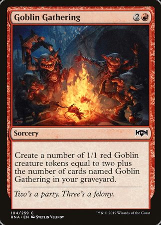 Goblin Gathering [Ravnica Allegiance] | GnG Games