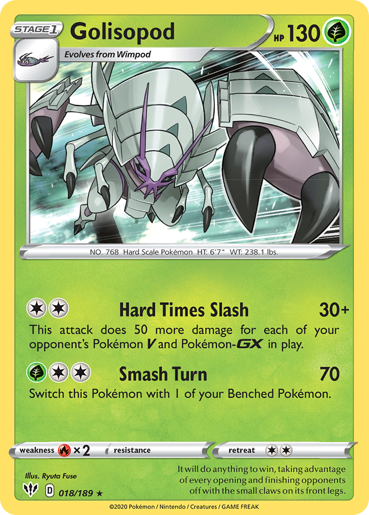 Golisopod (018/189) [Sword & Shield: Darkness Ablaze] | GnG Games