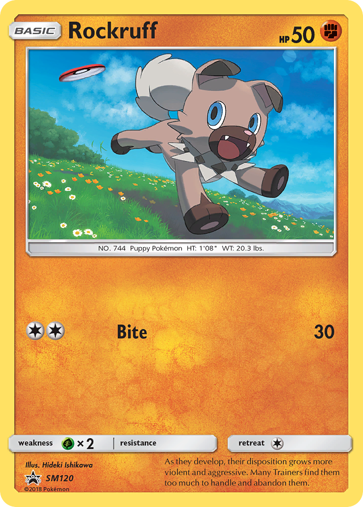 Rockruff (SM120) [Sun & Moon: Black Star Promos] | GnG Games