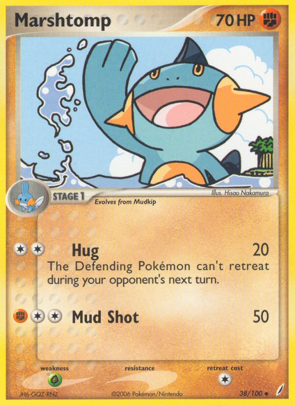 Marshtomp (38/100) [EX: Crystal Guardians] | GnG Games