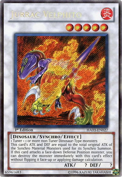 Jurrac Velphito [HA03-EN027] Secret Rare | GnG Games